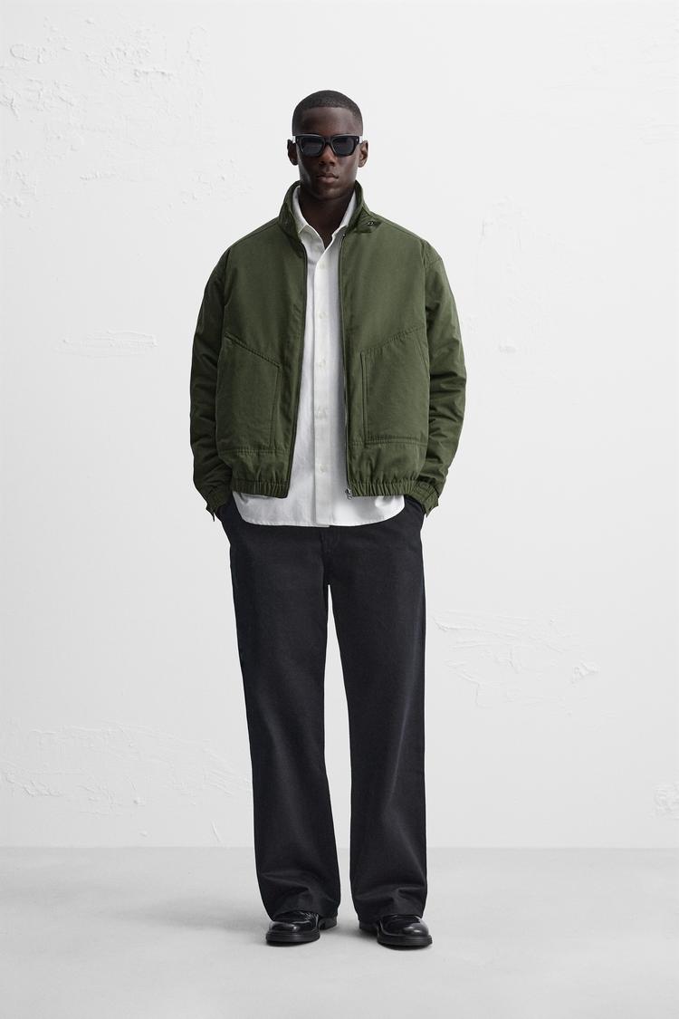 キルティングジャケット - カーキ | ZARA Japan / 日本