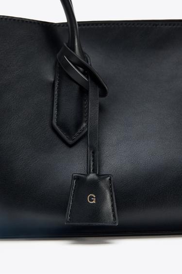 ELONGATED TOTE BAG - Black by Zara - Image 7