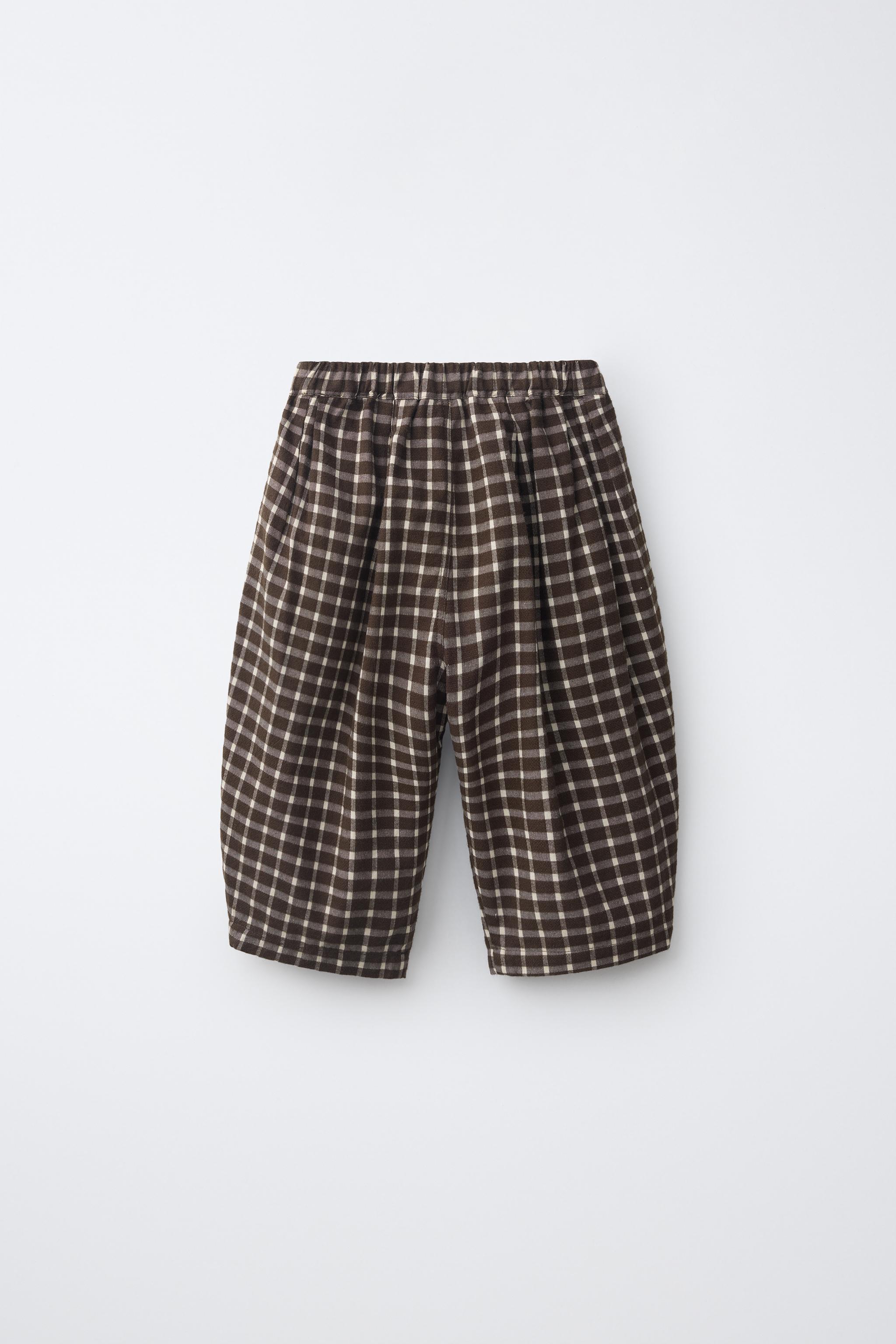 PANTALON BAGGY IMPRIMÉ CARREAUX