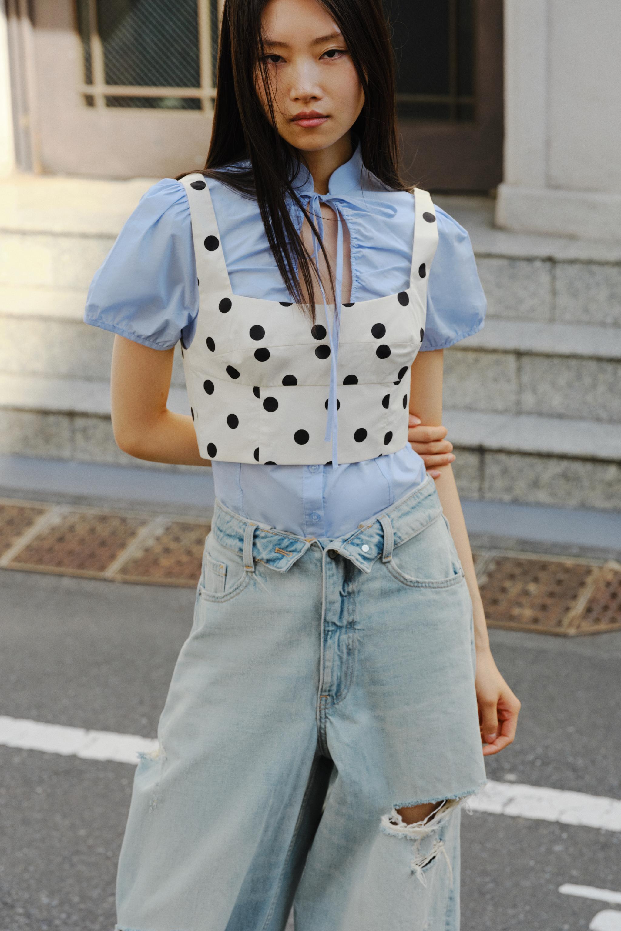 ポルカドットトップス – レディース | ZARA 日本