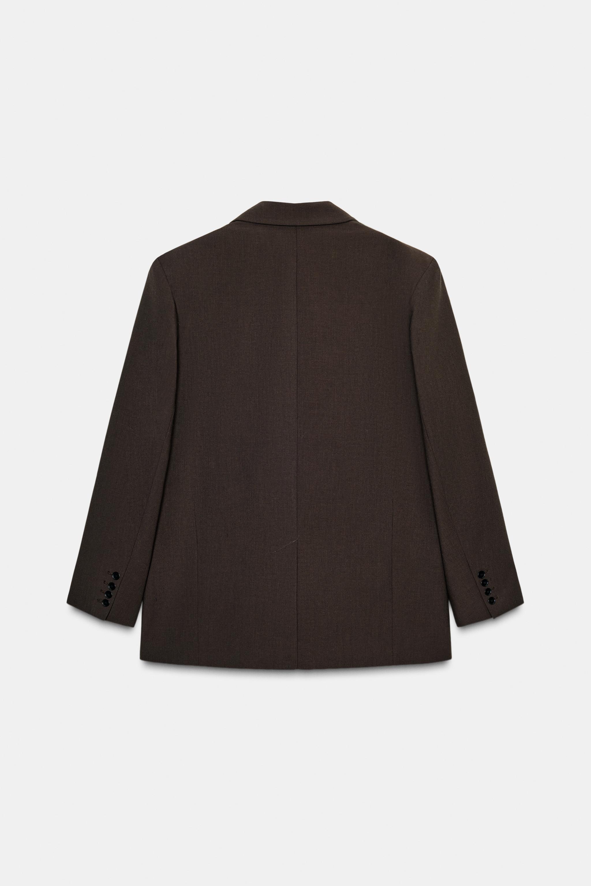 VESTE OVERSIZE À BOUTONNAGE CROISÉ