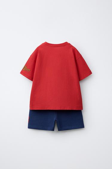ENSEMBLE T-SHIRT ET SHORT CARS FLASH MCQUEEN © DISNEY/PIXAR - Rouge de Zara - Image 1