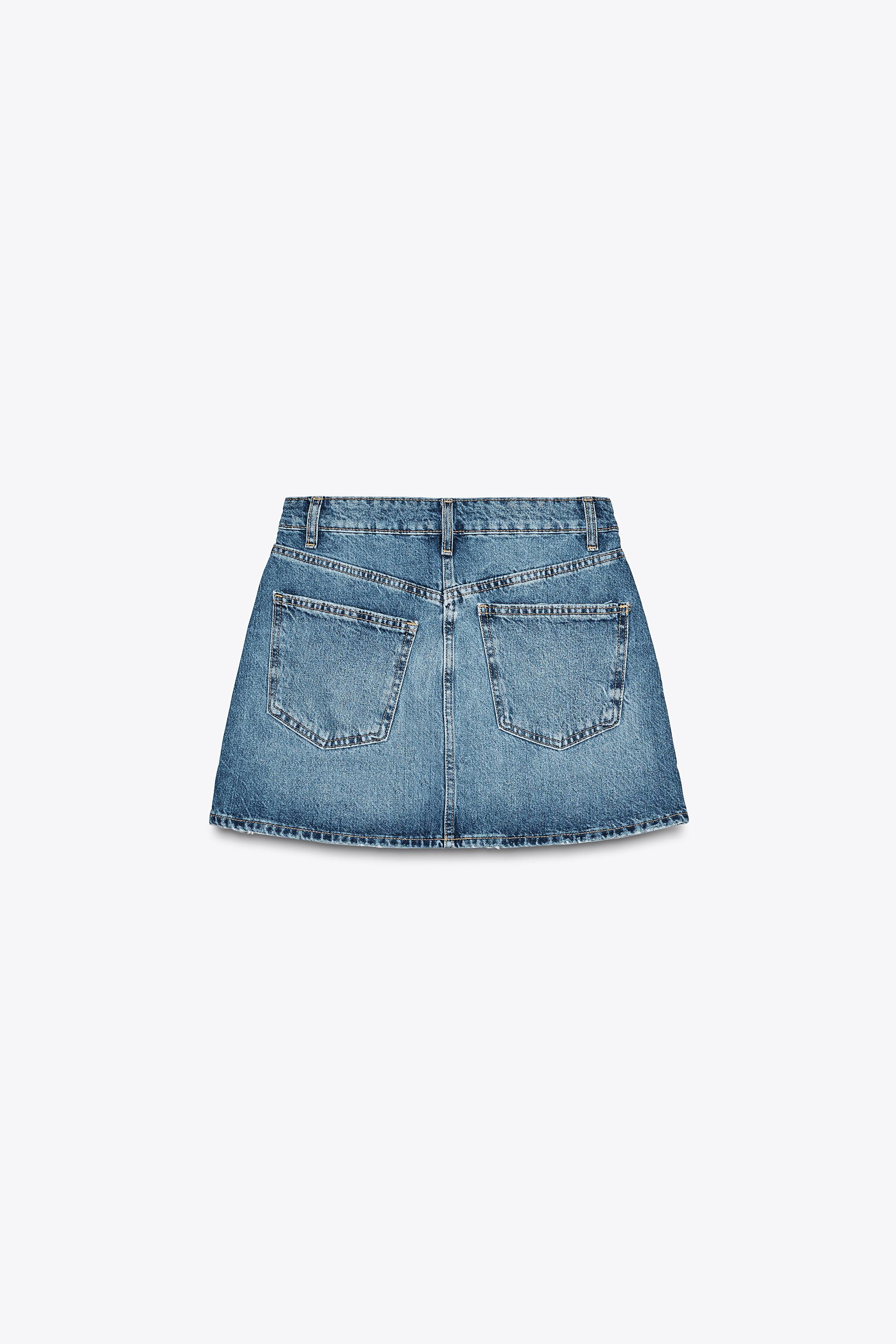 MINI-JUPE EN JEAN TRF