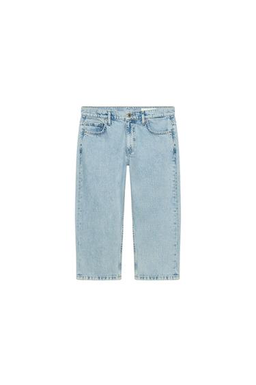 JEANS ZW COLLECTION CAPRI TIRO MEDIO - Azul de Zara