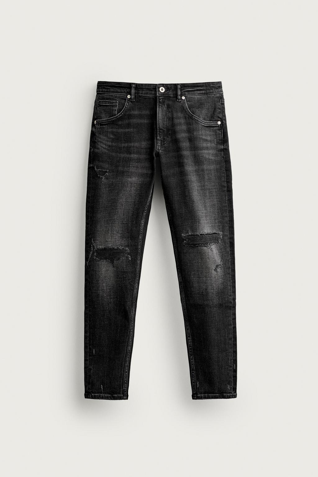 RIPPED SKINNY FIT JEANS