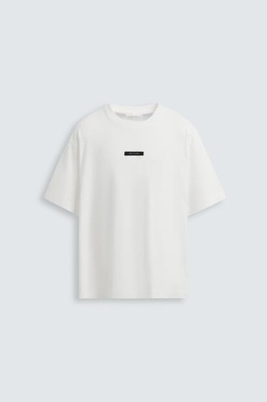 Zara STRAWBERRY PRINT T-SHIRT - White
