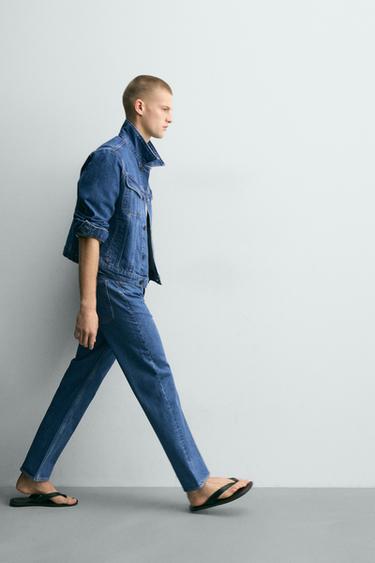 STRAIGHT ANKLE FIT JEANS - Blue by Zara - Image 5