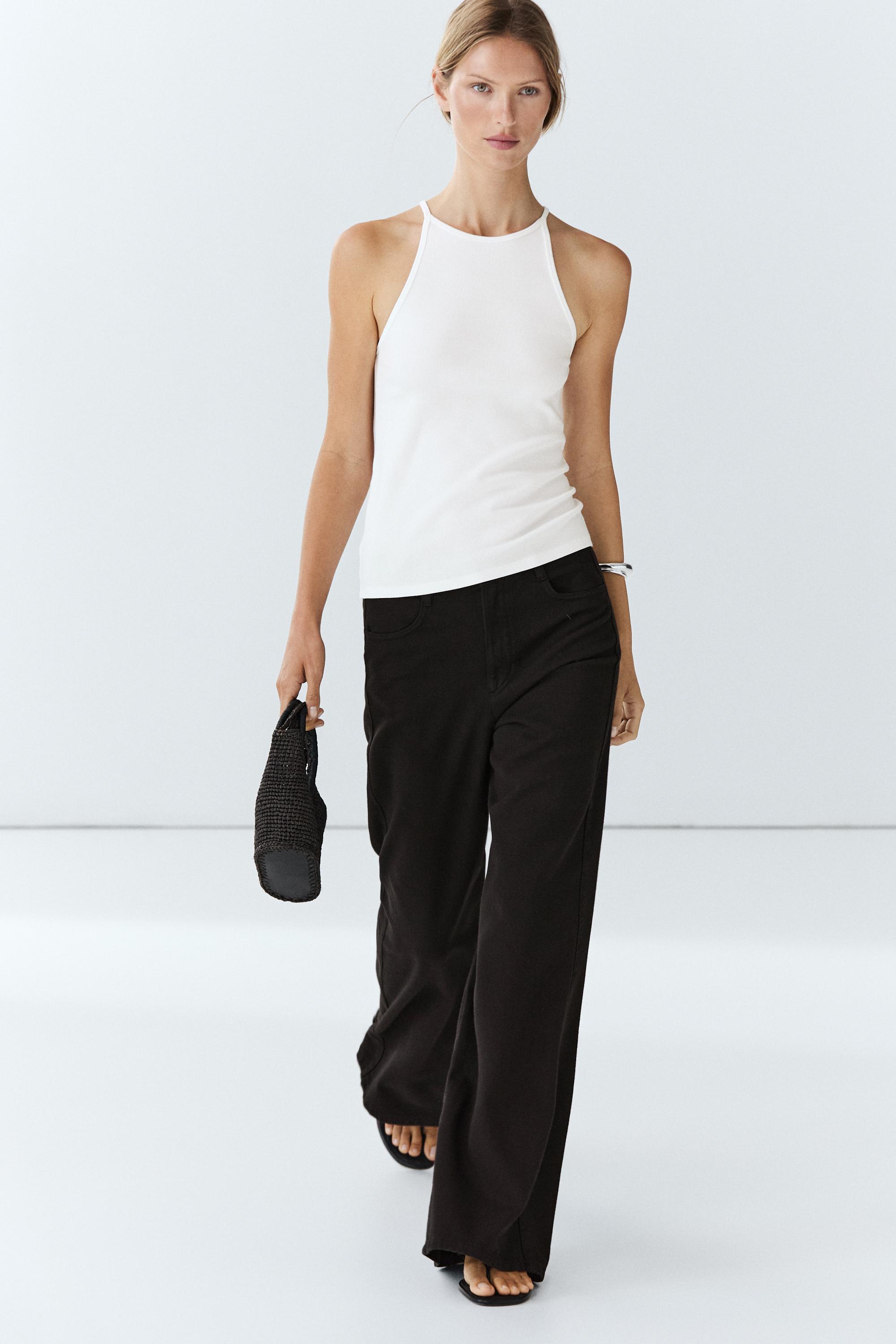 Flowy wide-leg jeans