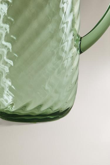 WAVY ACRYLIC JUG - Green by Zara - Image 4