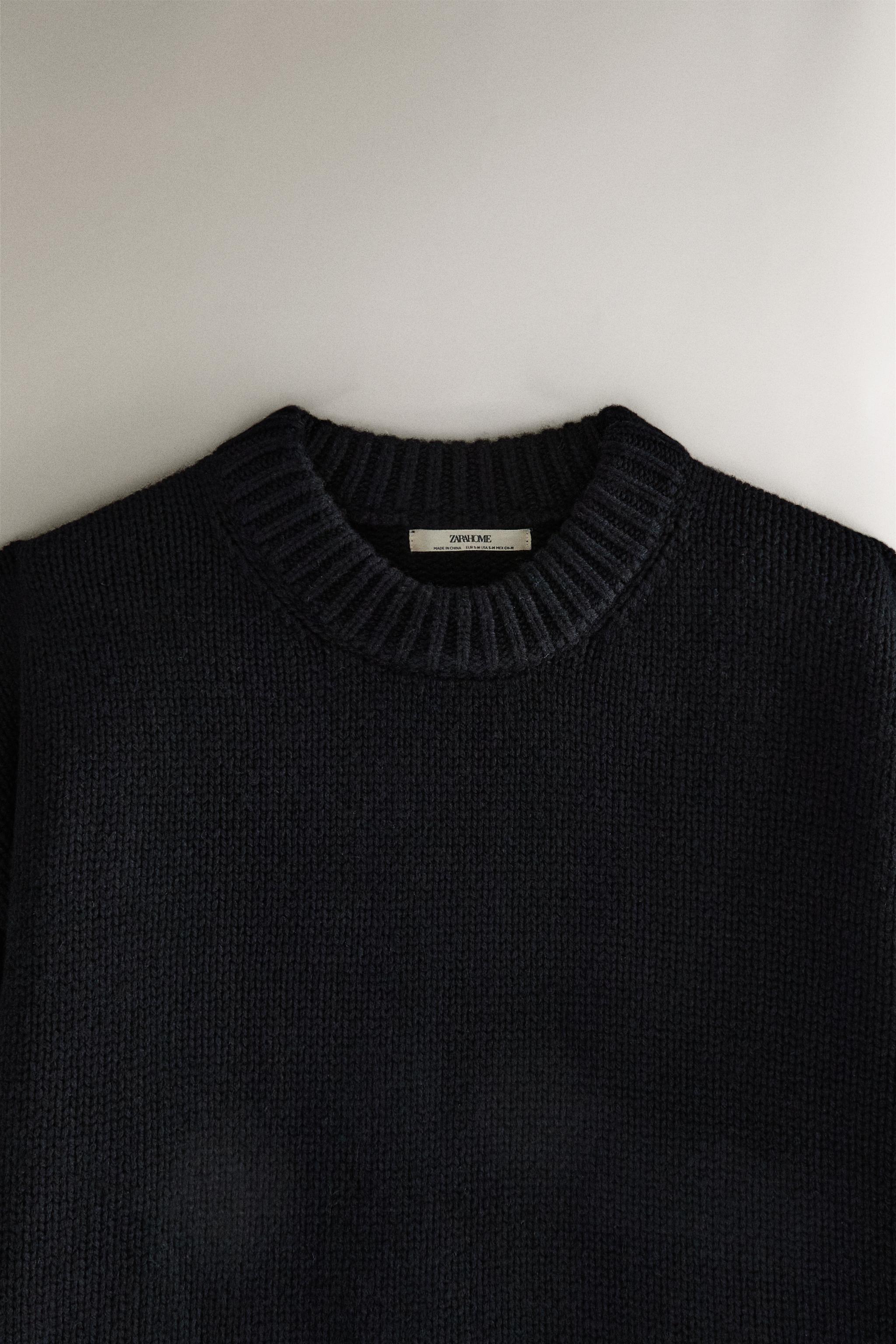 MERINO WOOL SWEATER - navy | ZARA United Kingdom