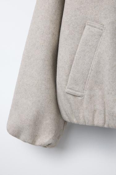 SOFT TOUCH BOMBER JACKET - Sand by Zara - Image 3