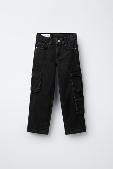 MULTICARGO JEANS - Black by Zara