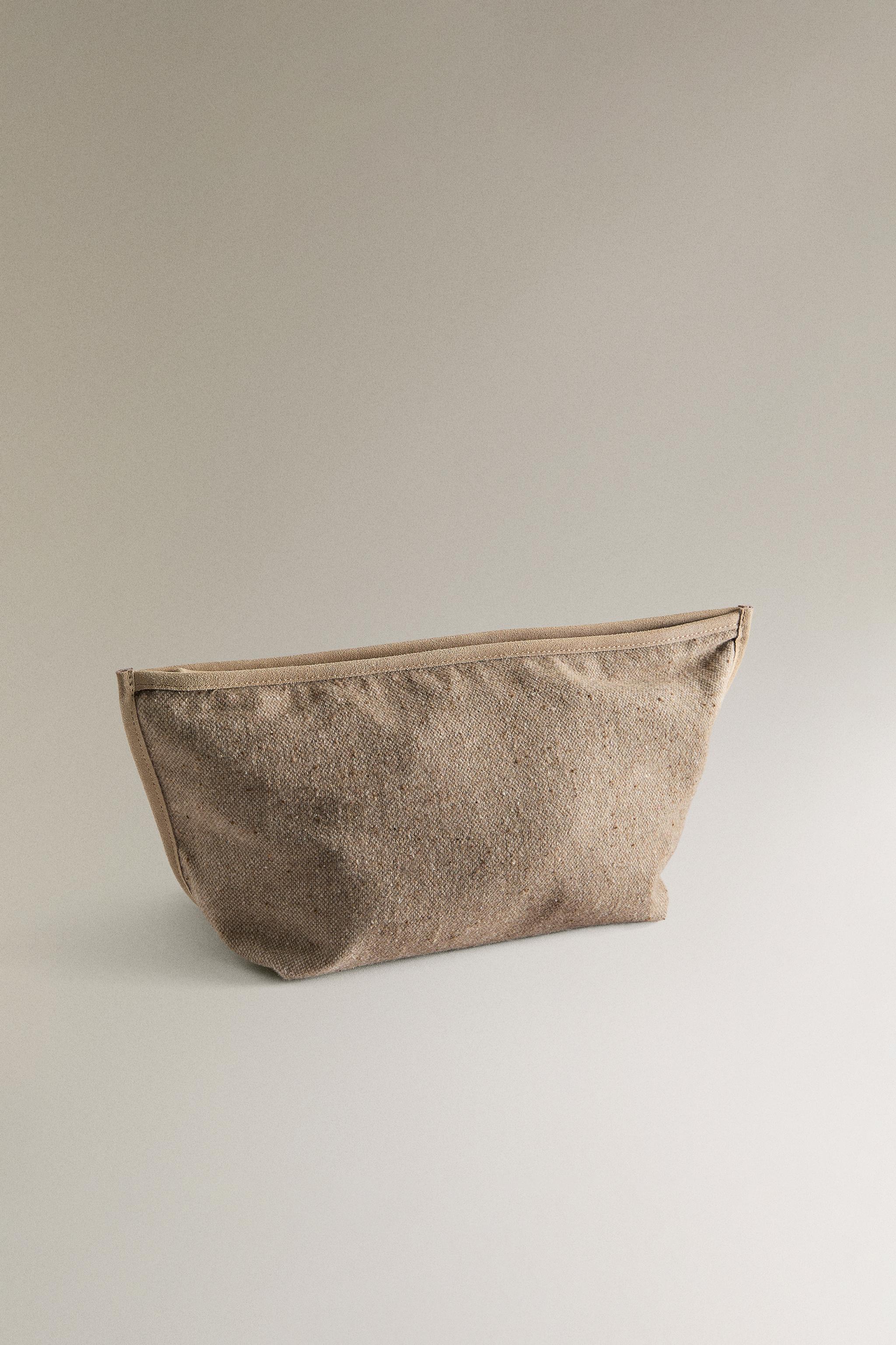 LARGE FABRIC MAKEUP BAG