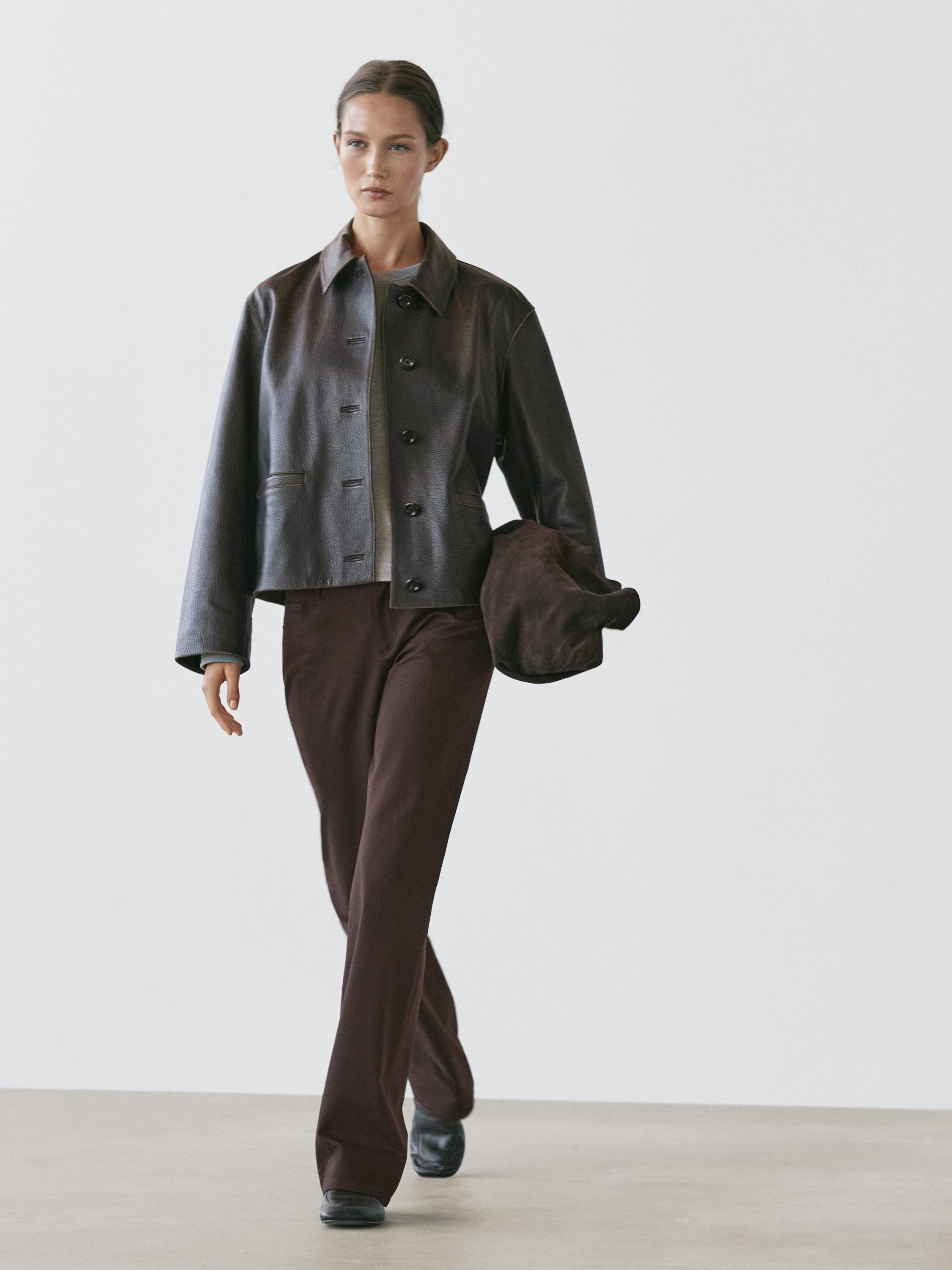 Boot-cut trousers