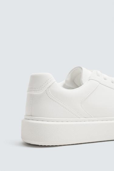 MONOCHROME CHUNKY TRAINERS - White by Zara - Image 2