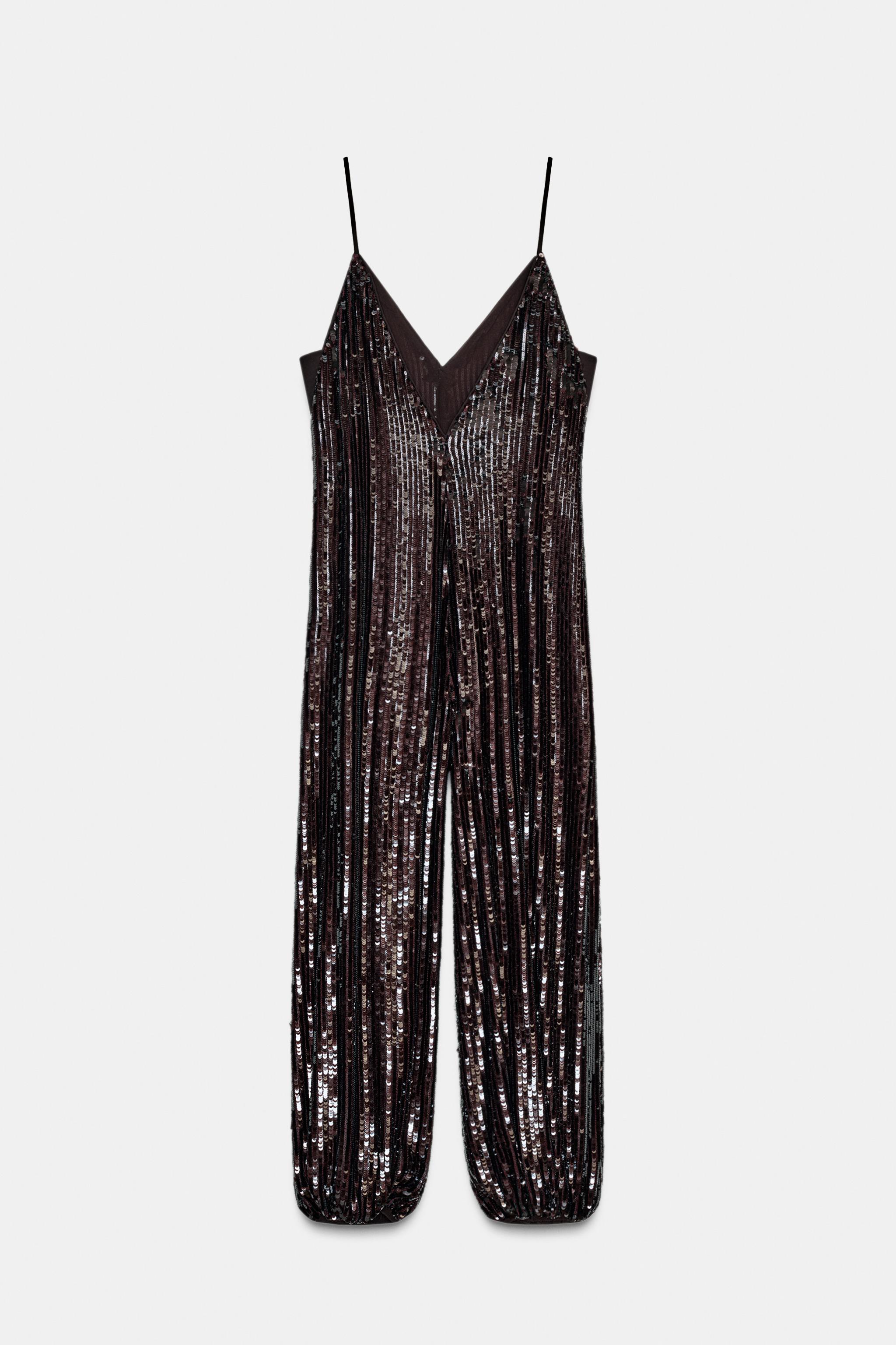 ZW COLLECTION LIMITED EDITION SEQUIN BALLOON JUMPSUIT