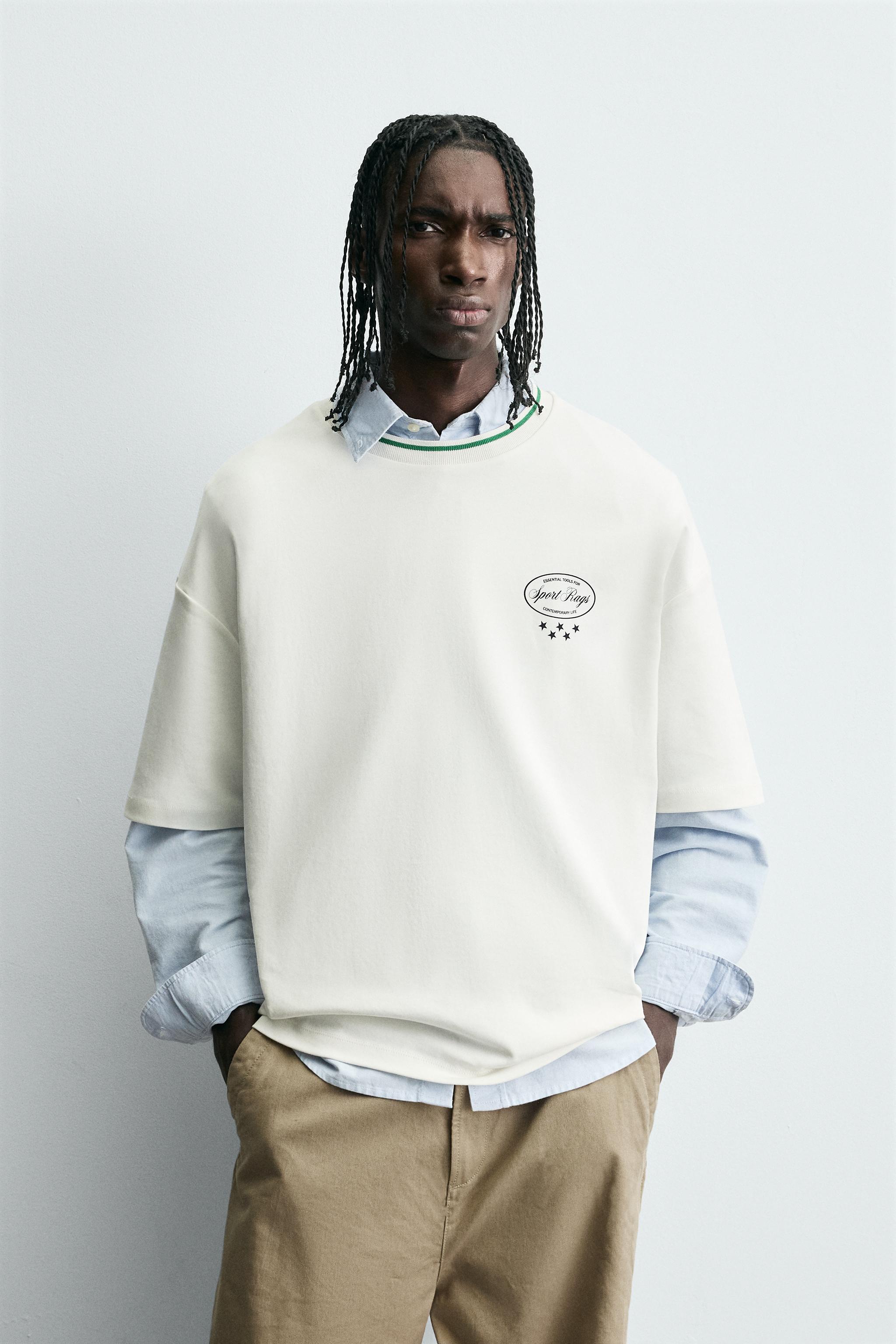 Tシャツ (ホワイト・白) | メンズ | 最新コレクション | ZARA 日本