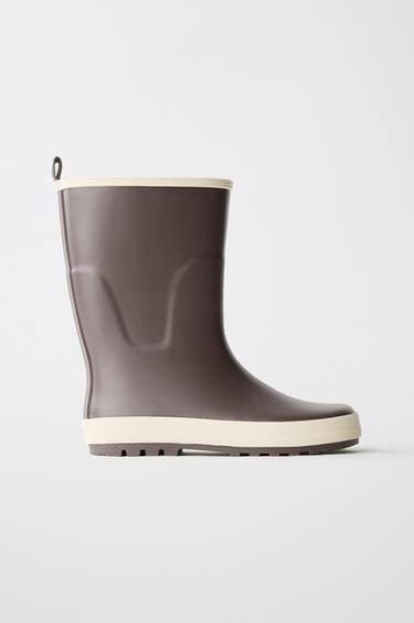 REGENLAARZEN MET KLEURBLOKKEN - Bruin van Zara