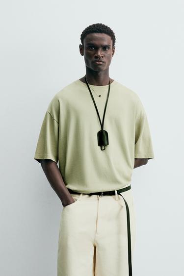 CAMISETA RELAX FIT LIMITED EDITION - Verde da Zara