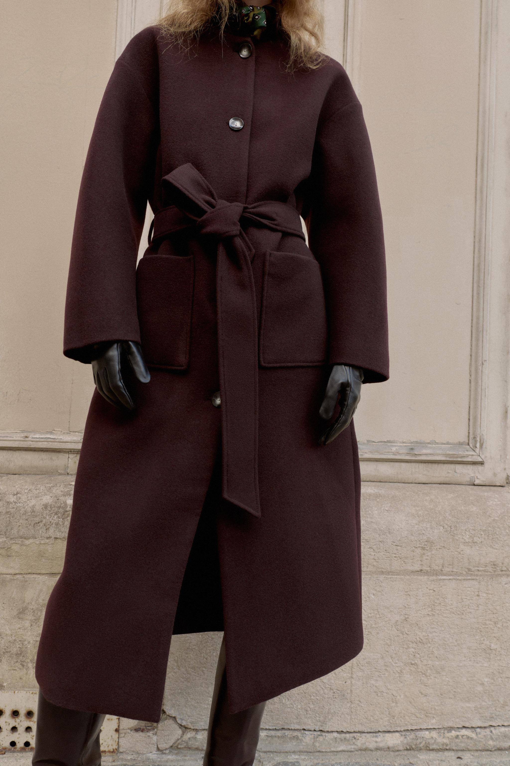 LONG BELTED COAT