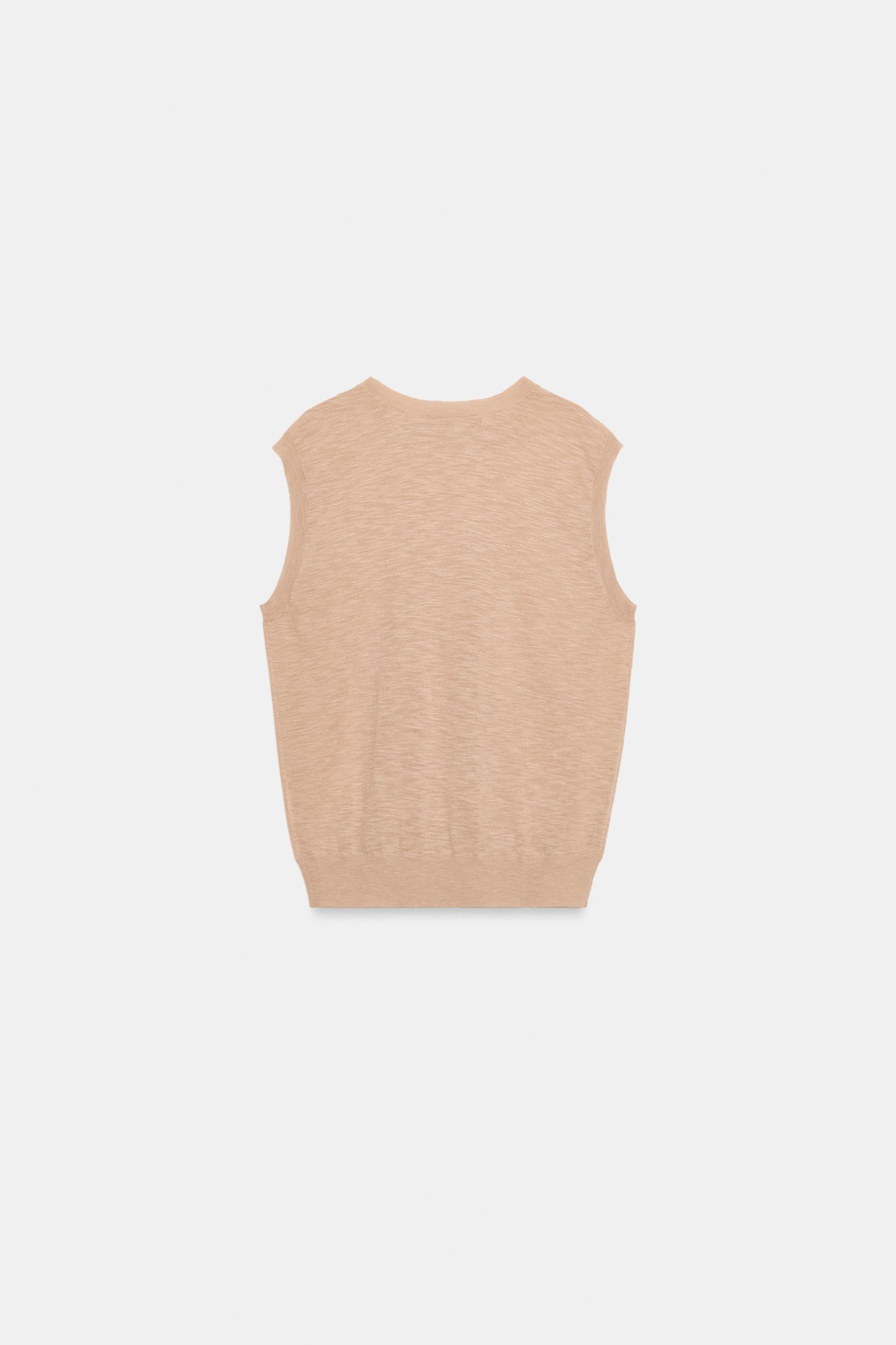 TOP EN MAILLE EXTRAFINE AVEC LAINE