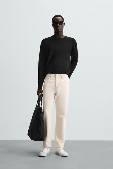 JERSEY ESTRUCTURA SOFT - Negro de Zara - Imagen 0