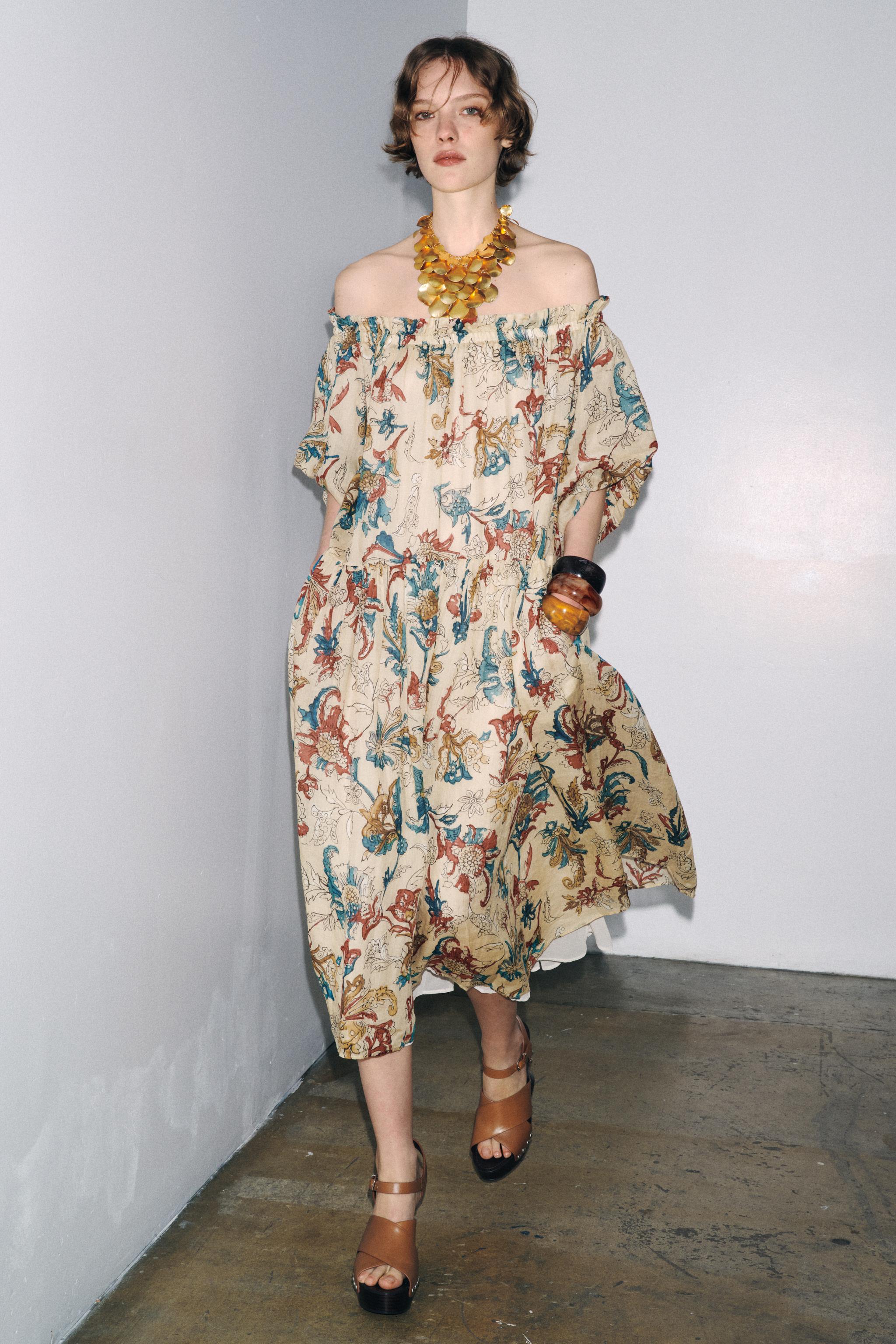ZW COLLECTION RAMIE PRINT DRESS