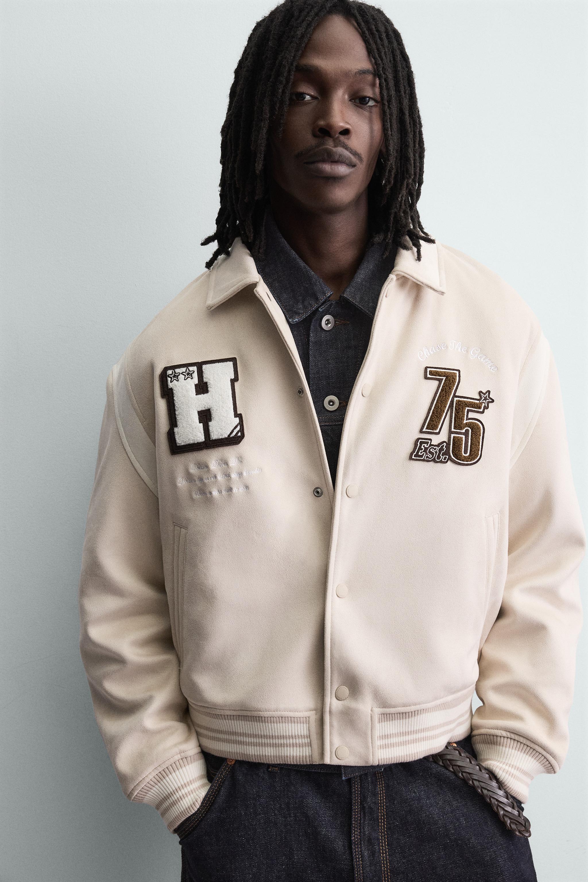 FAUX SUEDE BOMBER JACKET