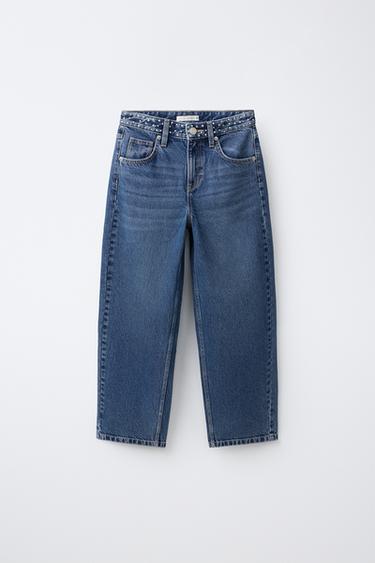 JEANS TACHAS ESTRELLAS - Azul de Zara - Imagen 0