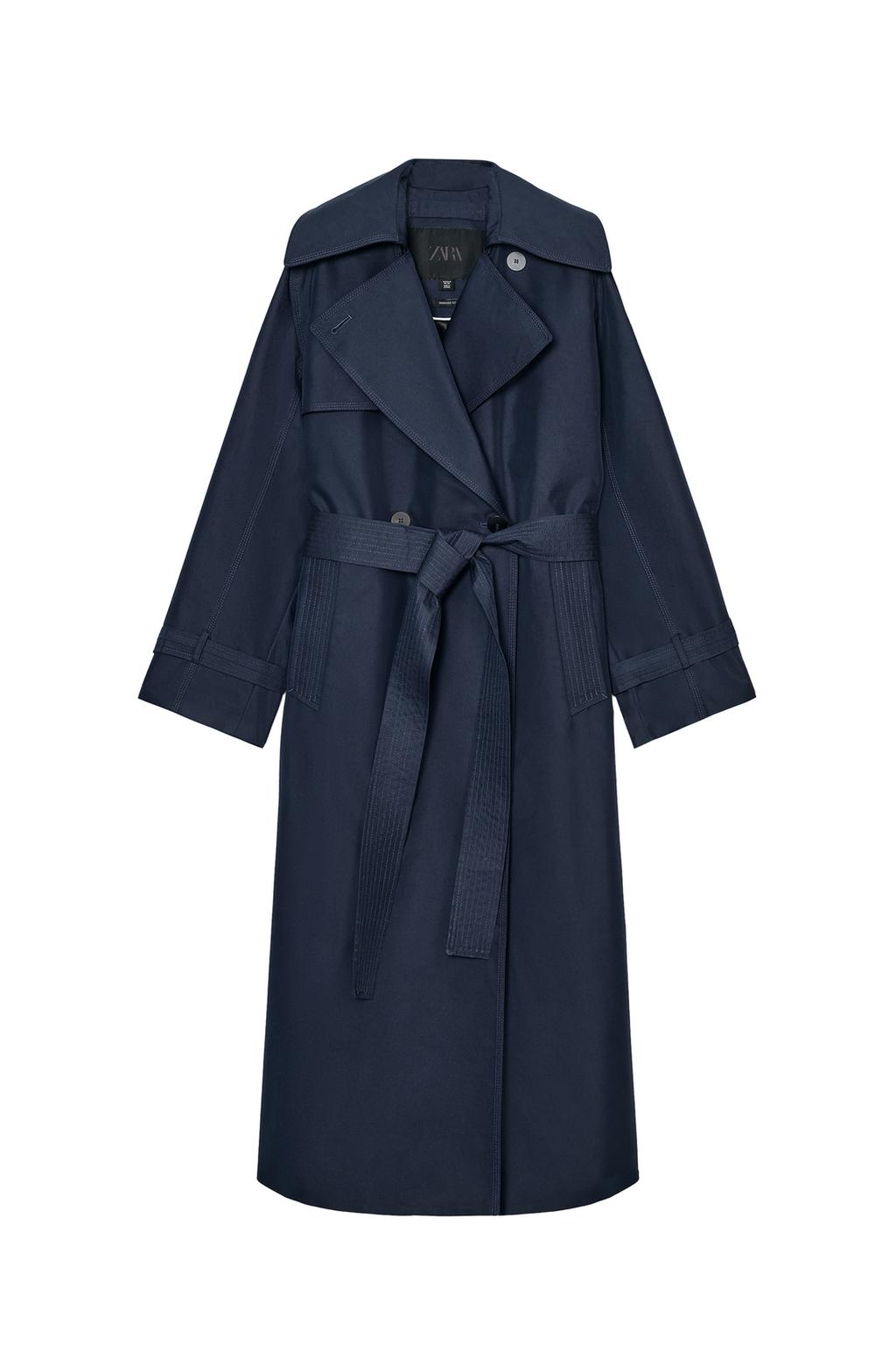 OVERSIZED BELTED TRENCH COAT ZW COLLECTION - image 3