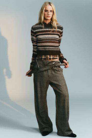 JERSEY PUNTO JACQUARD - Multicolor de Zara - Imagen 0