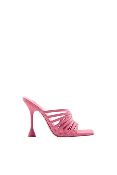 HIGH-HEEL STRAPPY SANDALS