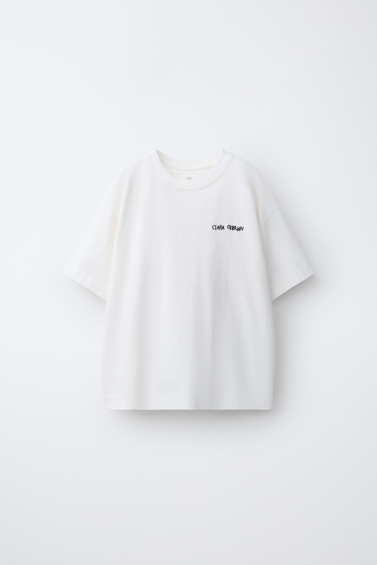 CLARA CEBRIAN © T-SHIRT — White