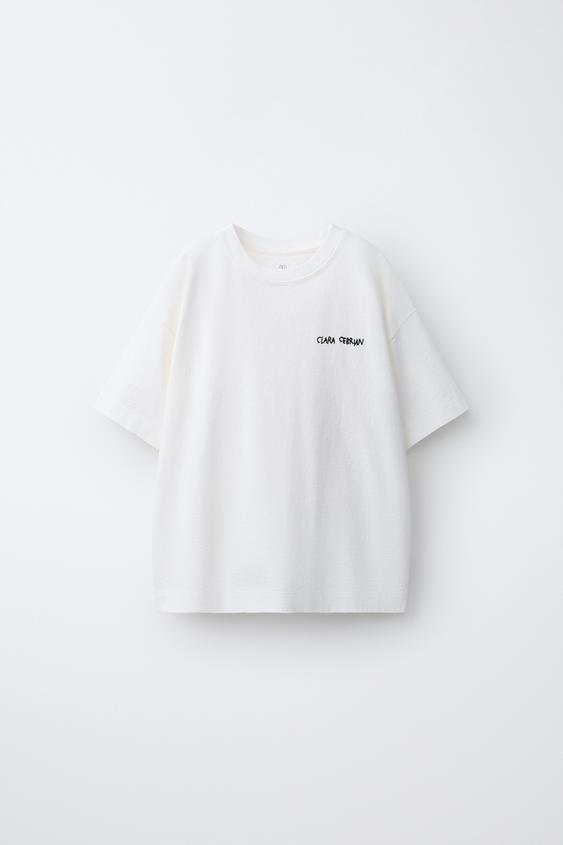 Zara CLARA CEBRIAN © T-SHIRT - White - Image 0