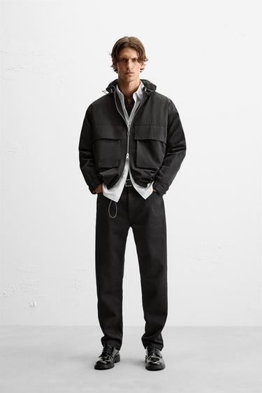 TECHNICAL BOXY FIT PARKA - Black by Zara