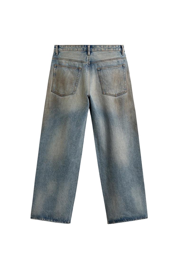 VINTAGE EFFECT BAGGY FIT JEANS