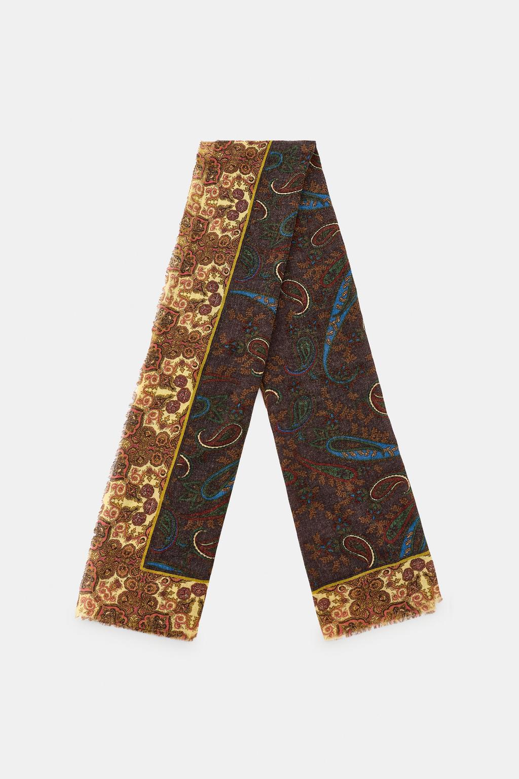 PAISLEY PRINT SCARF
