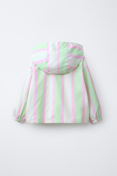 LIGHTWEIGHT STRIPED WATER-REPELLENT RAINCOAT - Multicoloured by Zara - Image 1