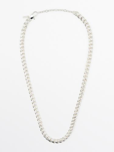 Collar cadena eslabones plateada - Plata de Zara - Imagen 0