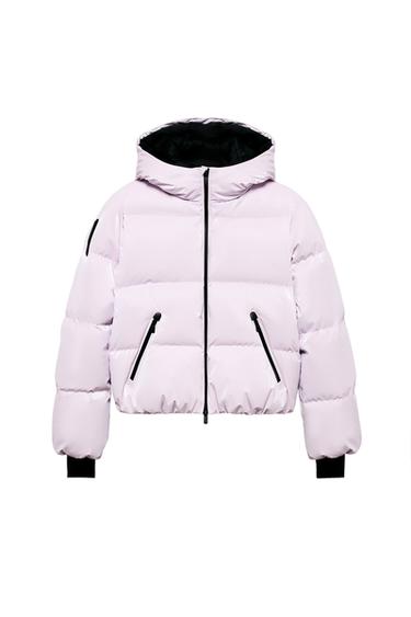WATER-RESISTANT WINDPROOF RECCO® TECHNOLOGY SKI COLLECTION DOWN JACKET - Pink by Zara