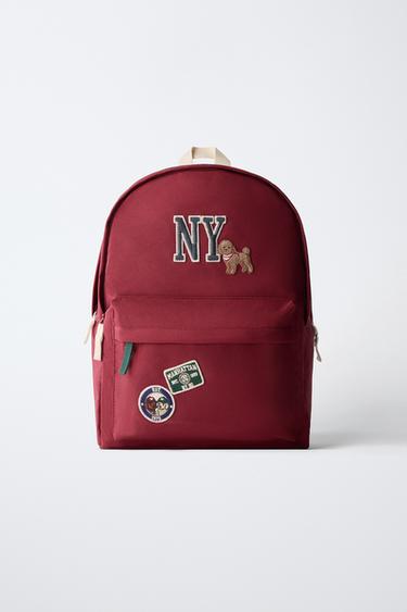 VARSITY BACKPACK - Maroon by Zara