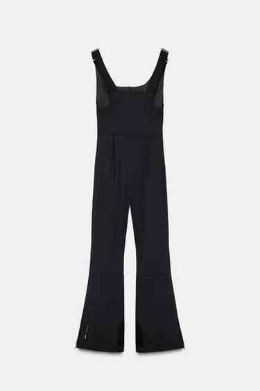 WATER-RESISTANT WINDPROOF RECCO® TECHNOLOGY SKI COLLECTION DUNGAREES - Black by Zara - Image 7