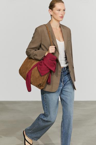 Veste de costume 100 % laine mélangée - Vison foncé de Zara