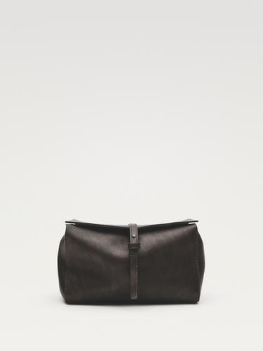 Neceser piel napa - Marrón de Zara