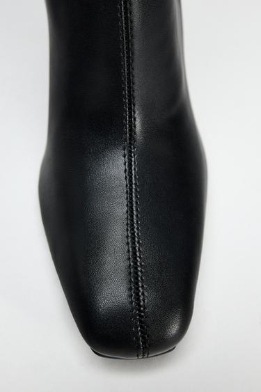 LEATHER OVER-THE-KNEE HIGH-HEEL BOOTS 50TH ANNIVERSARY - Black by Zara - Image 4
