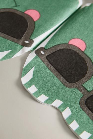 CHILDREN'S PAPER CROCODILE NAPKINS (PACK OF 20) - Multicoloured by Zara - Image 3