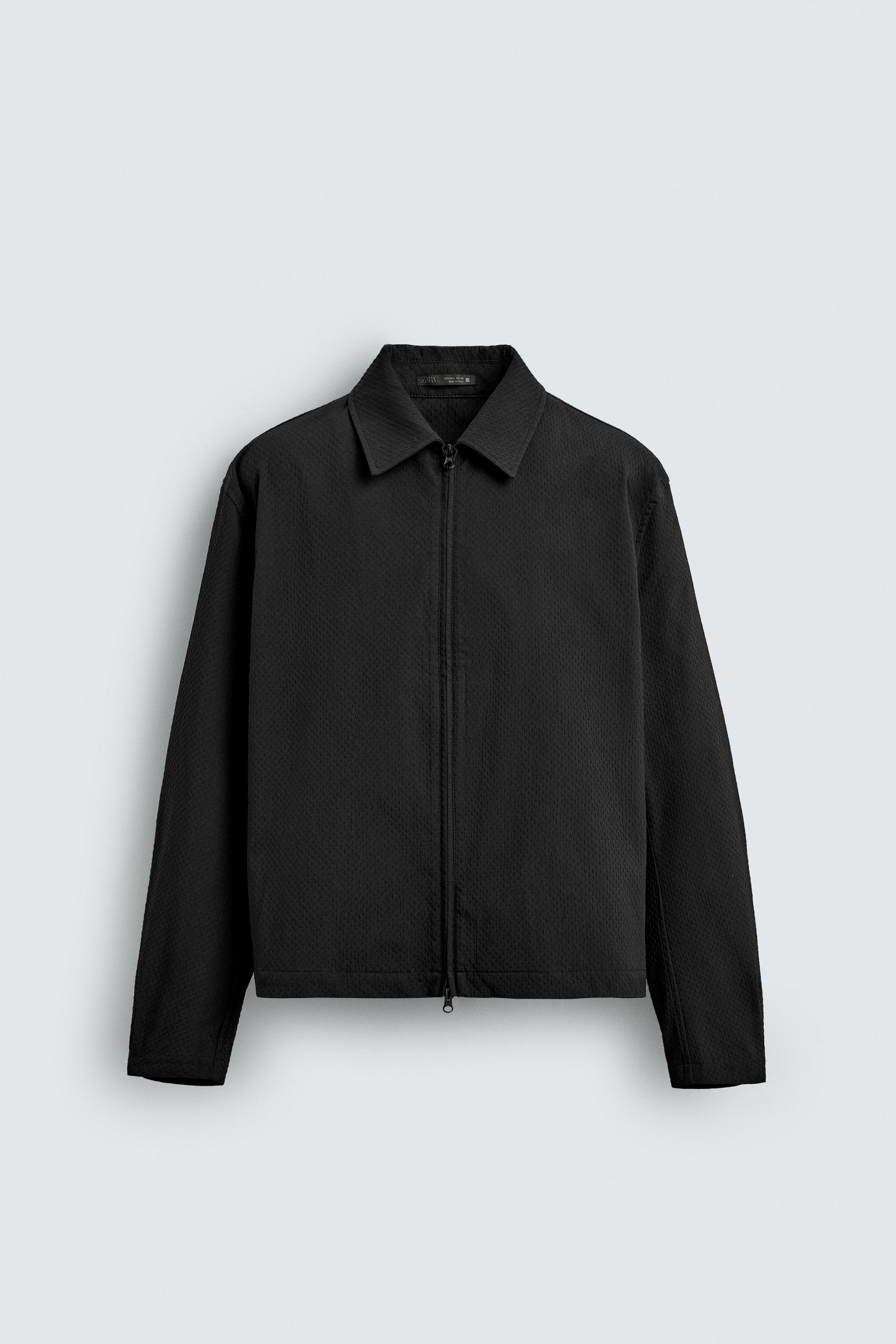 ジオメトリックジャカードジャケット - ブラック | ZARA Japan / 日本