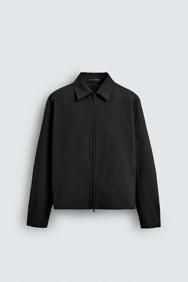 GEOMETRIC JACQUARD JACKET - Black by Zara