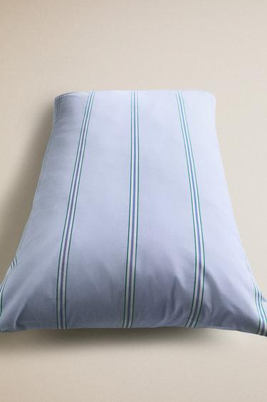 CHILDREN'S STRIPED PILLOWCASE - Blue by Zara