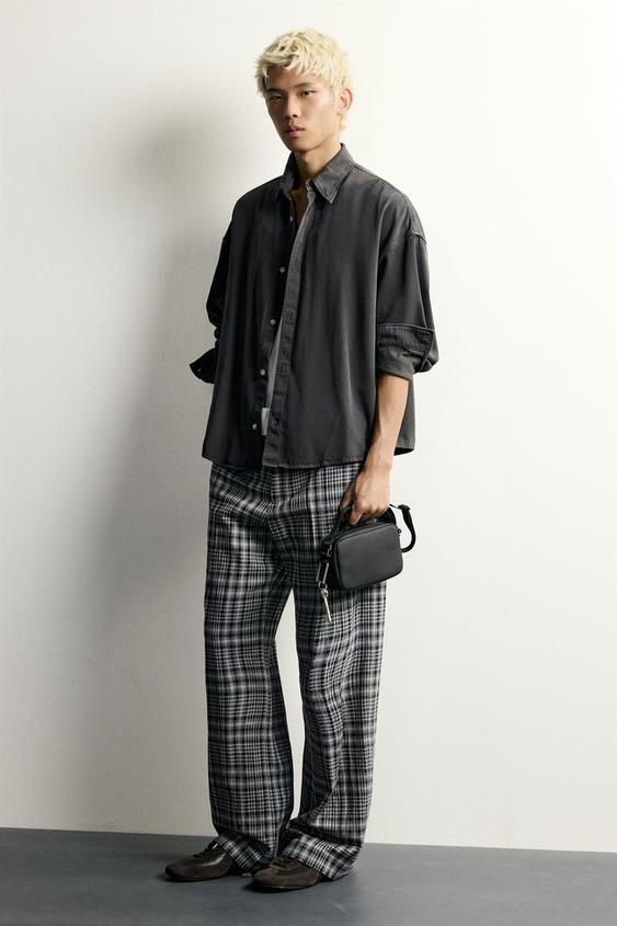 BANDOLERA ENGOMADA - Negro de Zara - Imagen 0